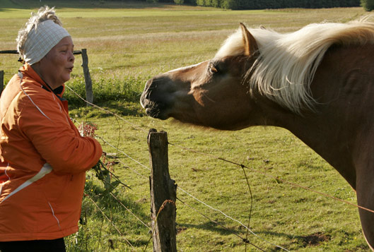 Elke und Winnie Waldaubach 2009